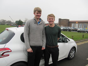 Sam Harper from Albrighton and Ben Humphries from Shifnal